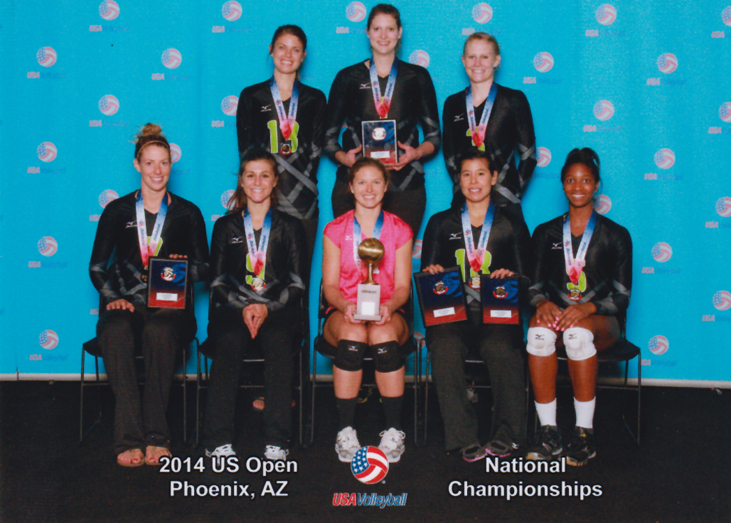 Wasabi USAV Women's AA Volleyball SRVA Region Team Members